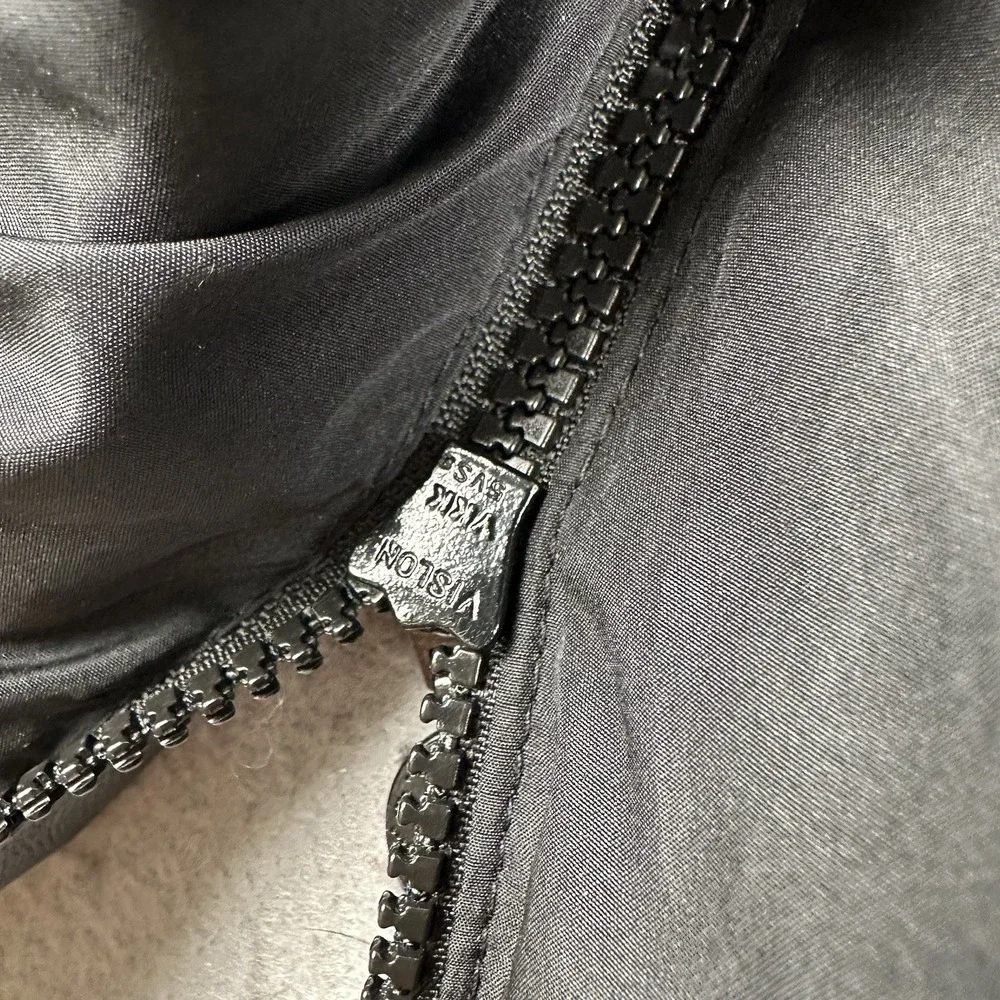 Stella McCartney Quilted Puffer Jacket Kids 12 Years Black Fringe‎ Insulated